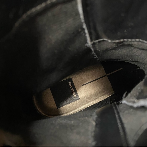 Dolce Vita Ranier Black Lace Up Combat Boot 9 - Picture 13 of 15